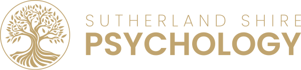 Sutherland Shire Psychology logo gold